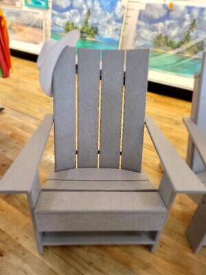 Recycled plastic heavy outdoor adirondack chair