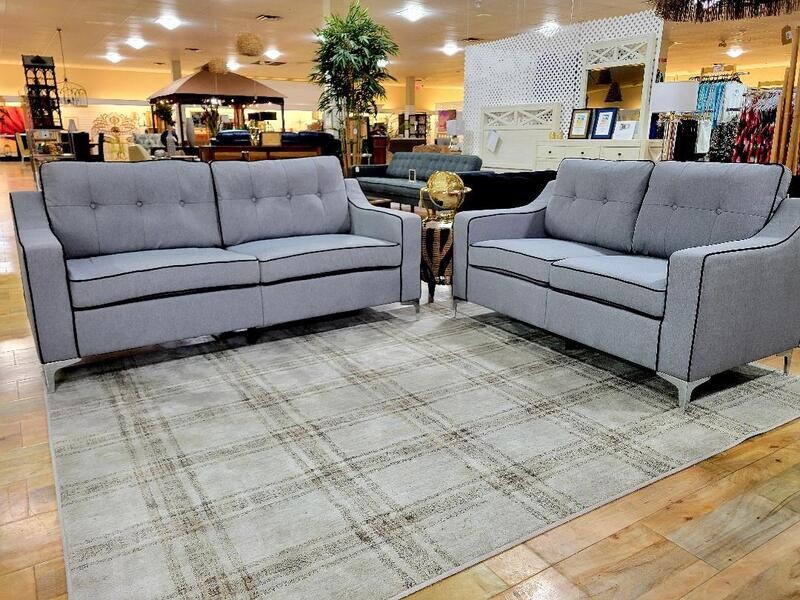 Gorgeous Modern Sofa &amp; Loveseat Set