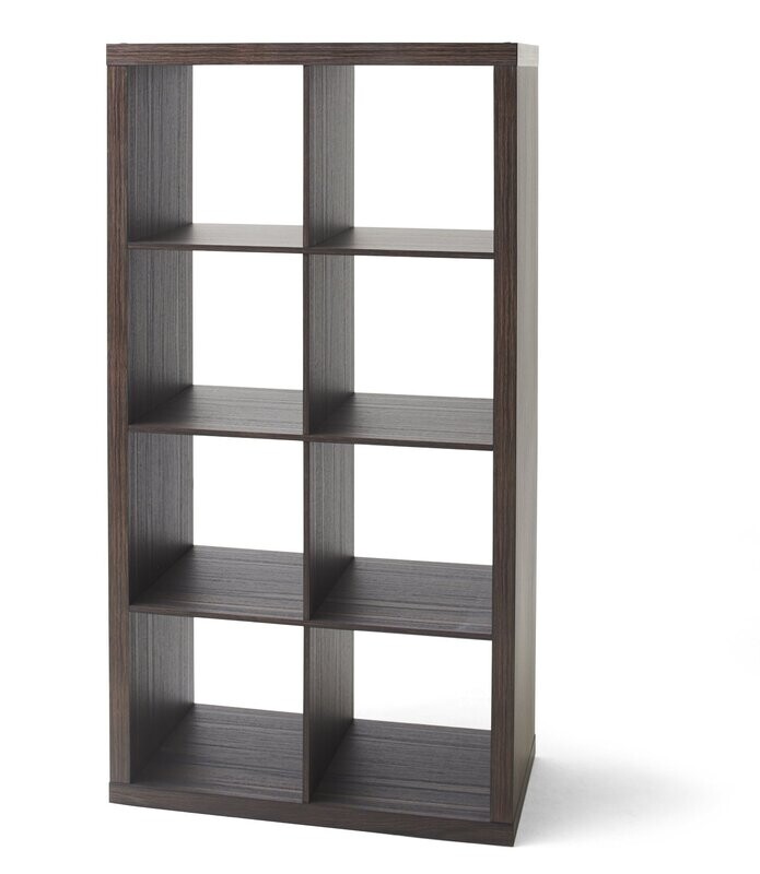 8-Cube Storage Organizer, Tobacco Oak