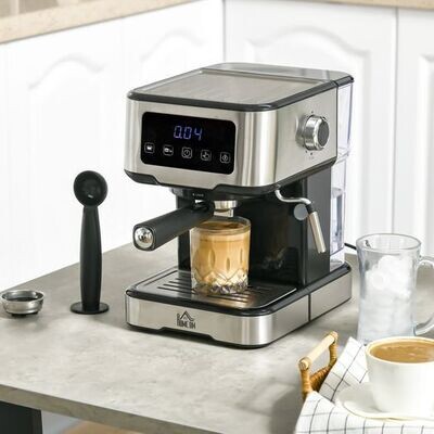 Espresso Machine 15-Bar Coffee Maker w/ Frother for Espresso Latte Cappuccino