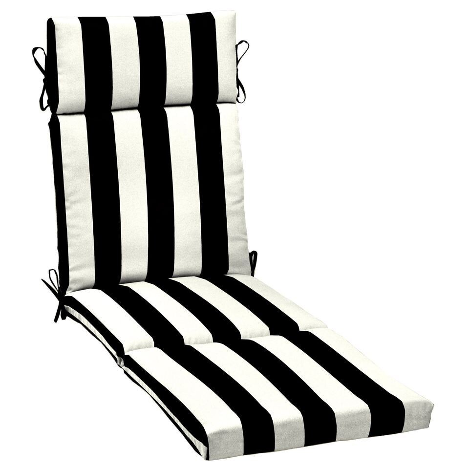 Chaise Lounge Cushions Outdoor Chair Deep Seat Patio Pad UV Resistant 72x21