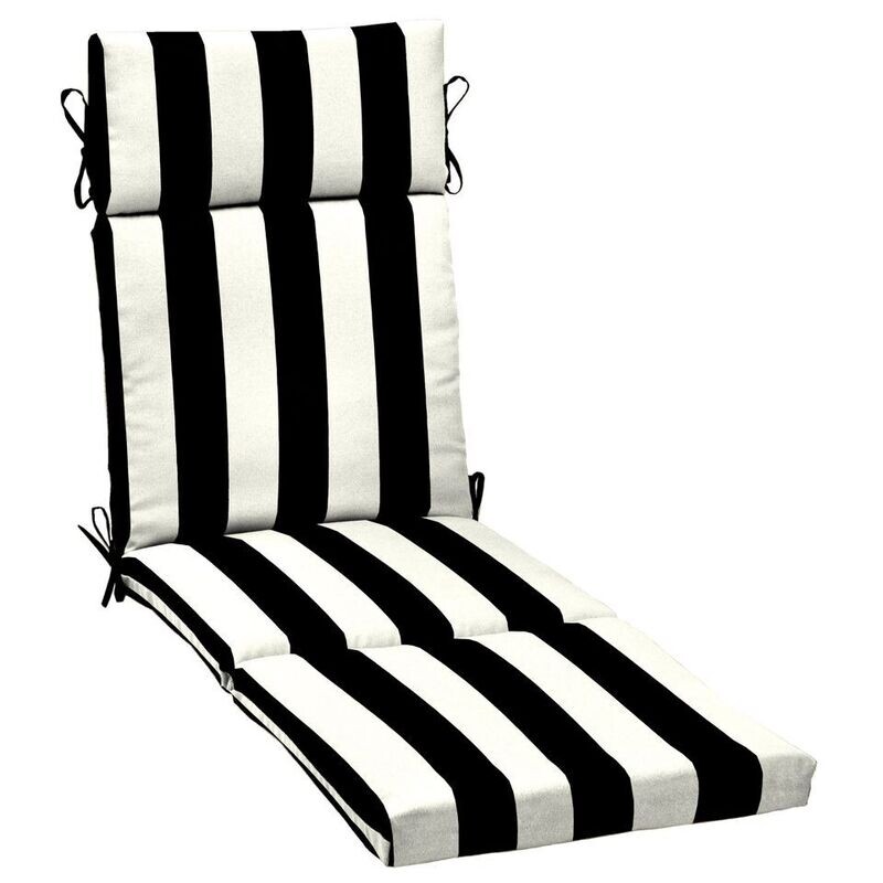 Chaise Lounge Cushions Outdoor Chair Deep Seat Patio Pad UV Resistant 72x21