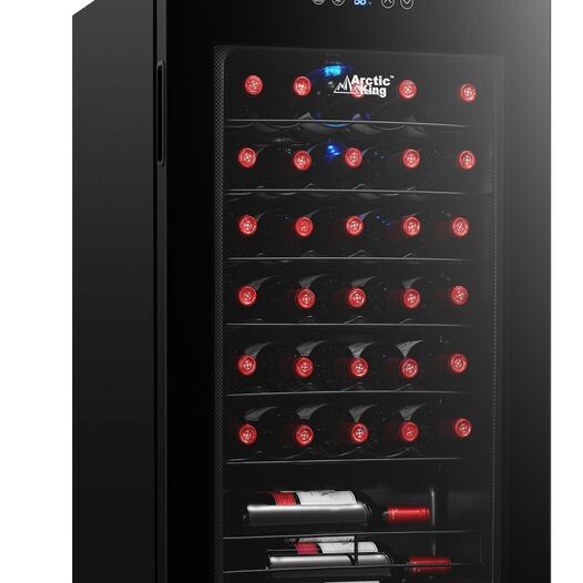 Wine Cooler Refrigerator Fridge Chiller Cellar Rack Freestanding 34 Bottle NEW