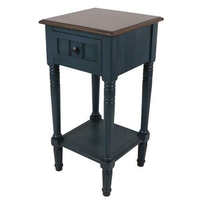 Simplify Antique Navy End Table