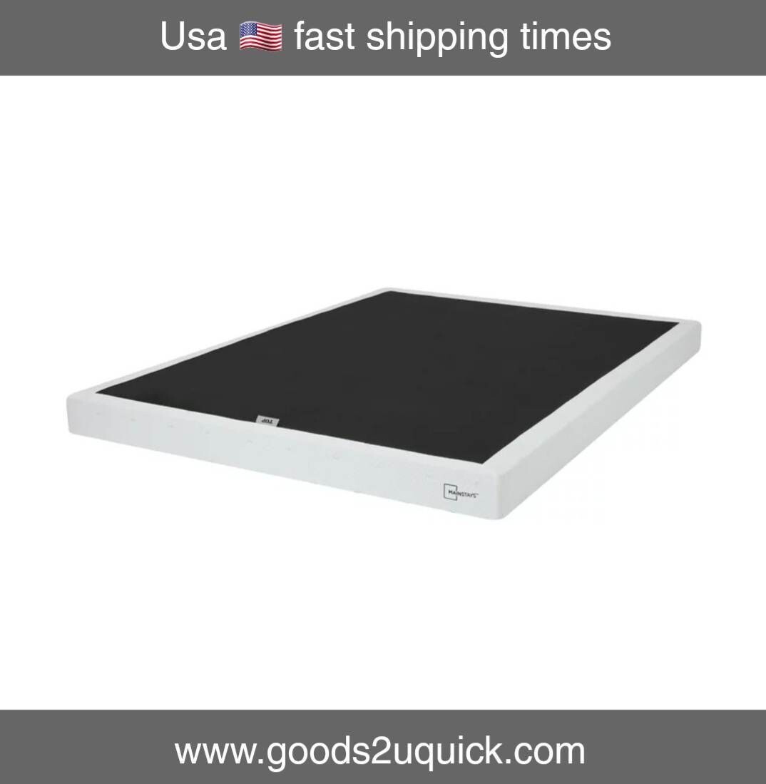 Smart Box Spring 5&quot; in Bed Mattress Foundation Folding Twin Full Queen King Size