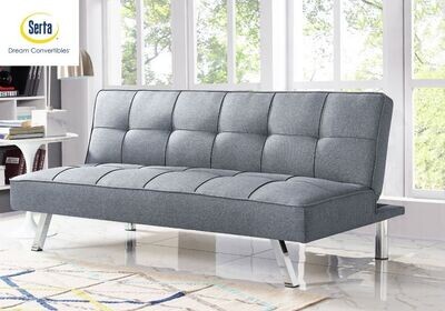 Serta Sleeper Sofa Bed Convertible Couch Modern Living Room Futon Loveseat