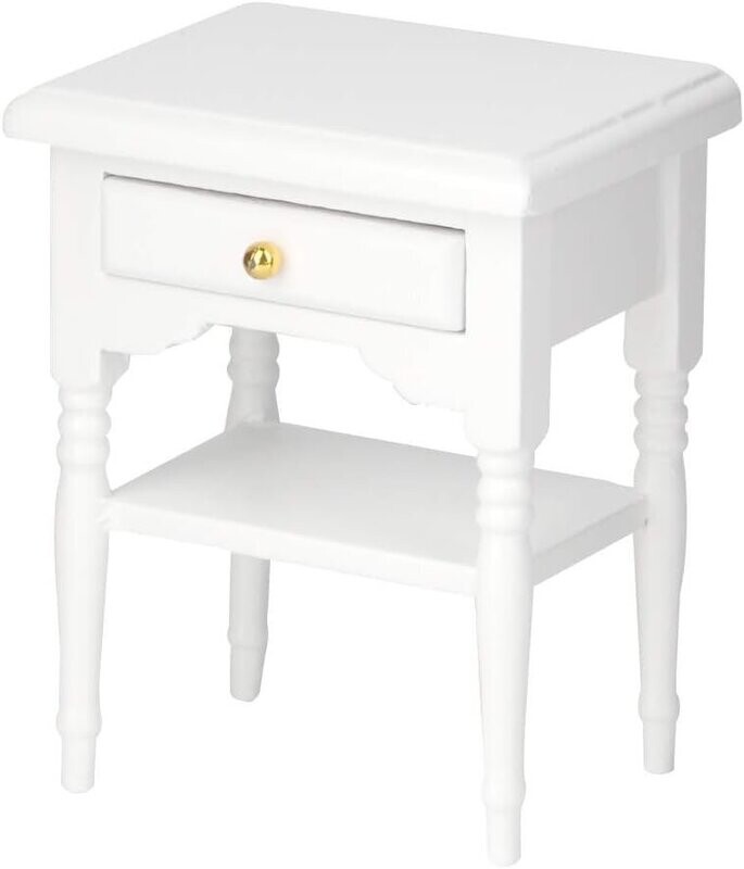 Table Nightstand Model, White Nightstand Model Eco-Friendly