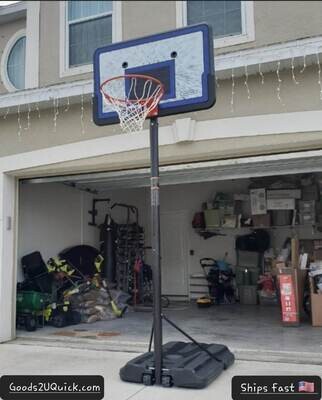 Lifetime Adjustable Portable Basketball Hoop 44-Inch Impact Outdoor Game Play