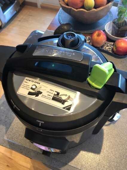 Presto 6 Qt Black Stainless Steel Digital Pressure Cooker Electric 02142 Multi-u