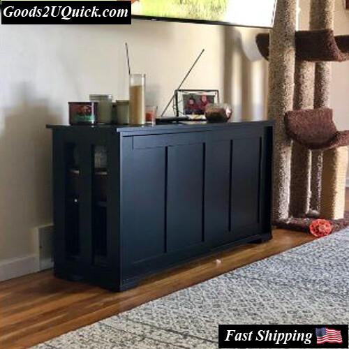 Adjustable Storage Cabinet with Sliding Door Stand for Kitchen Living Room
