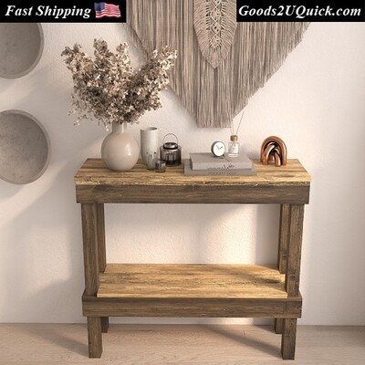 Small Console Table For Living Room Entryway Rustic Farmhouse