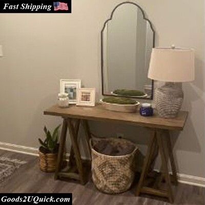 NEW Modern Brown Console Table for Entryway | Brown