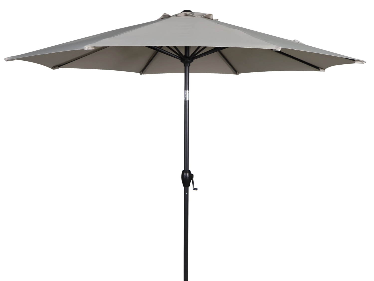 9ft Patio Umbrella Market Table Umbrella Push Button Tilt Crank Outdoor Red/Tan