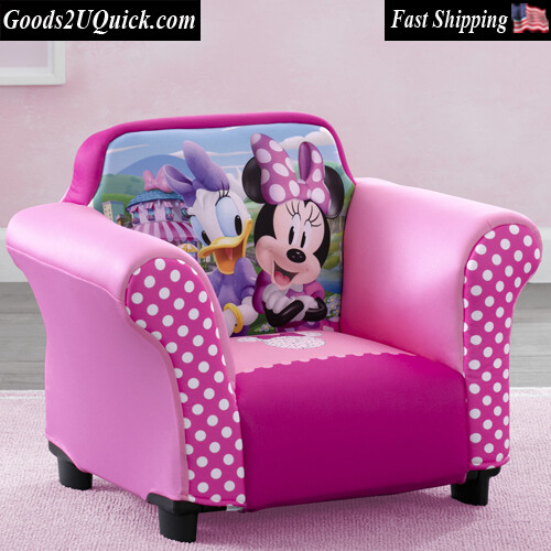 Minnie Mouse Tapizado Sillitas Sofa Silla Sillon Para Niños Niñas De 2 3 4 Años