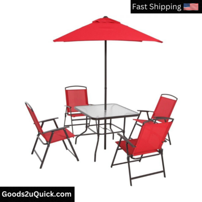 Mainstays MS16-301-001-13 Albany Lane Patio Dining Set - 6 Pieces