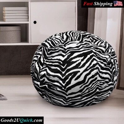 Noble House Round Shape Bean Bag Chair Enger Soft To The Touch 3 ft.