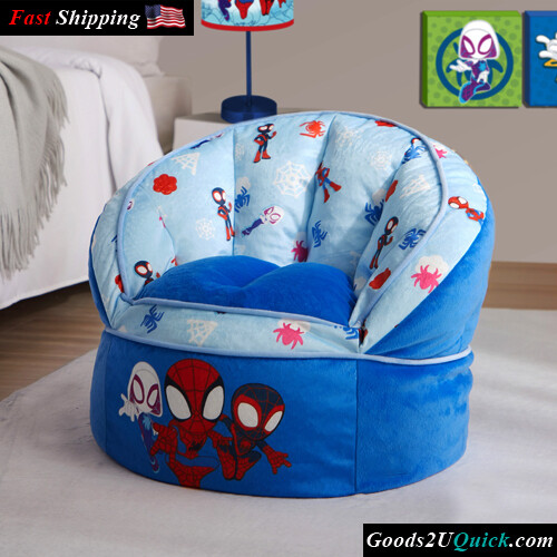 Marvel Spiderman Blue Polyester Bean Bag