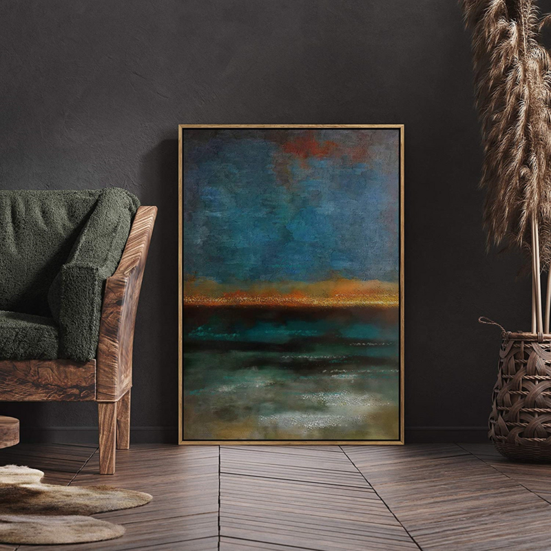 signwin Framed Canvas Wall Art Abstract Painting Prints Modern Home Artwork Decoration for Living Room,Bedroom