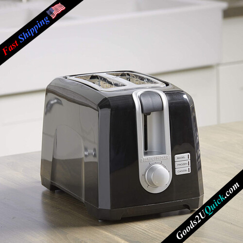 Kitchen Appliance 2-Slice Extra-Wide Slot Toaster Oven, Square, Black, T2569B