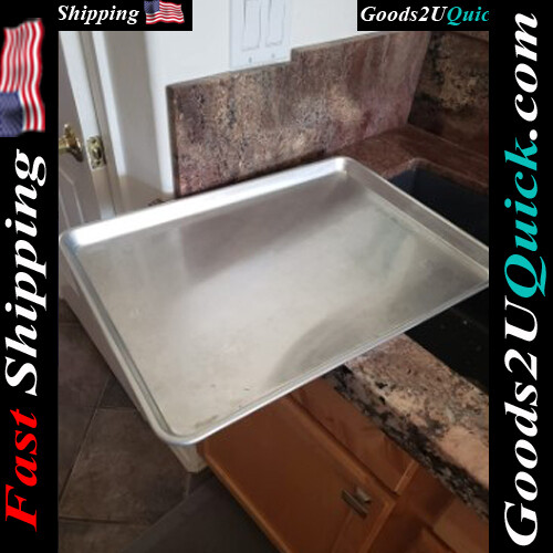 New Large Baking Sheet Pan Fits All Standard Big Extra Pan - Silver