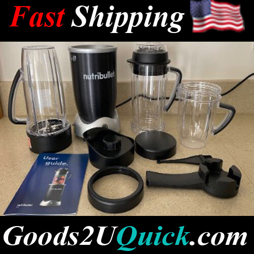 24 Oz Personal Blender for Shakes, Smoothies, Food Prep, and Frozen Blending- Gray (NBR-0601)