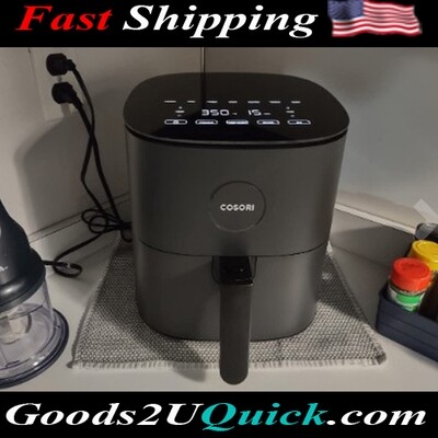 Air Fryer Pro LE 5-Quart, 9 Functions in 1 with Shake Reminder - UP to 450℉ - Gray