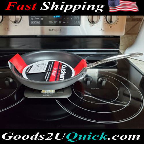 New 622-30G Chef&#39;s Classic Nonstick Hard-Anodized Skillet with Glass Cover