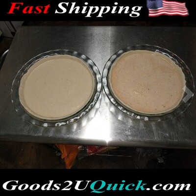 2-Piece Glass Pie Plate Set, 9.5-Inch Pie Dish Microwave safe & Dishwasher safe