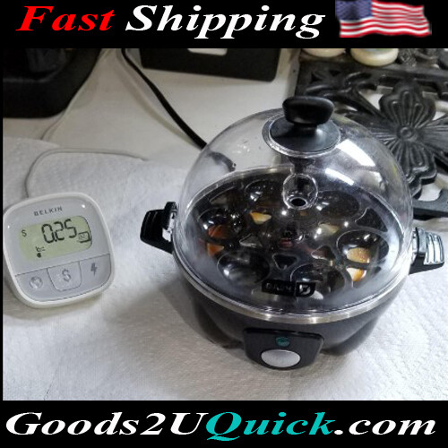 Rapid Egg Cooker: 6 Egg Capacity Electric Egg Cooker for Hard Boiled Eggs