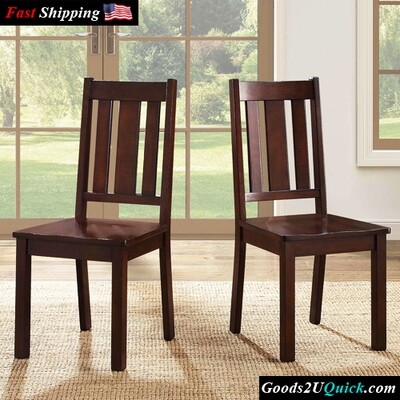 Better Homes and Gardens Bankston Dining Chair, Set of 2, Mocha