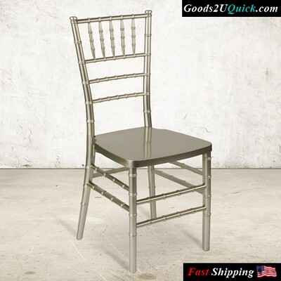 HERCULES PREMIUM Series Champagne Resin Stacking Chiavari Chair For Indoor Or Outdoor Events