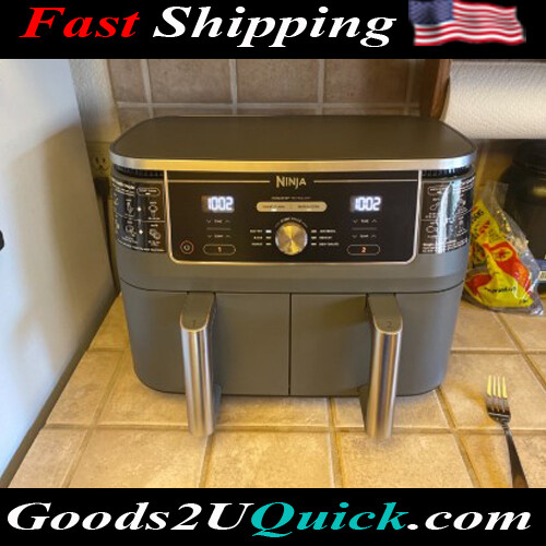 10 Quart 6-in-1 DualZone XL 2-Basket Air Fryer with 2 Independent Frying Baskets - Match Cook &amp; Smart Finish to Roast