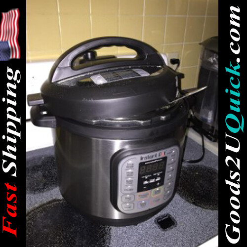 Duo 7-in-1 Electric Pressure Cooker Slow Rice Cooker Steamer Yogurt Maker, Warmer &amp; Sterilizer, Includes Free App with over 1900 Recipes