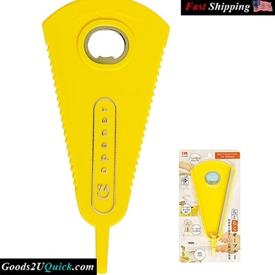 Jar Opener for Weak Hands, Seniors with Arthritis And Low Strength and Children with Most Sizes of Jar - yellow