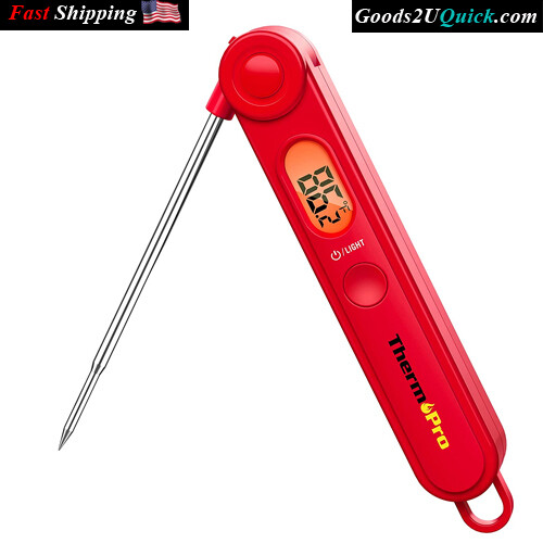 TP03 Digital Meat Thermometer for Cooking Kitchen Food Candy Instant Read Thermometer with Backlight and Magnet