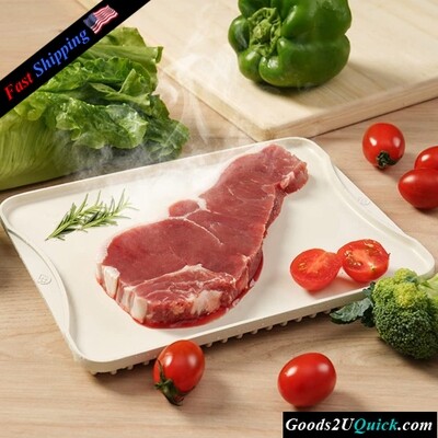 Durable And Non-Stick Defrosting Tray for Thawing Frozen Meat Rapid Thawing Plate Fast Thawing Tray