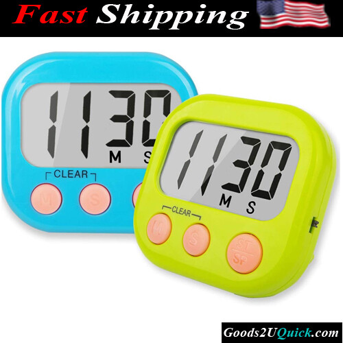 2 Pack Classroom Timers for Teachers Kids Large Magnetic Digital Timer