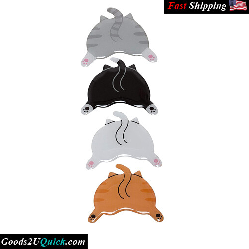 Cat Bum Kitchen Magnets, Pet Themed Refrigerator Magnets, Cat Décor