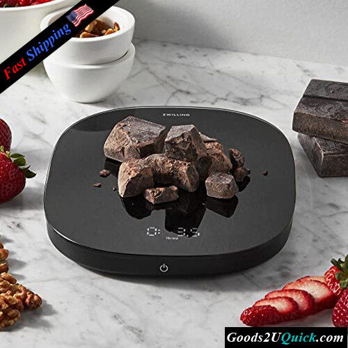 Enfinigy Digital Kitchen Food Scale, Max weight 22lbs, Grams &amp; Ounces, .1-gram Accuracy, Black
