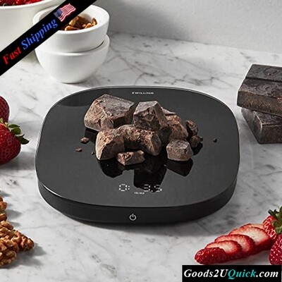 Enfinigy Digital Kitchen Food Scale, Max weight 22lbs, Grams &amp; Ounces, .1-gram Accuracy, Black