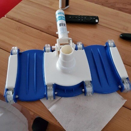 Manual Pool Vacuum Head Attachment For Inground &amp; Above Ground Pools, Swivel Hose 1-1/4 or 1-1/2’’