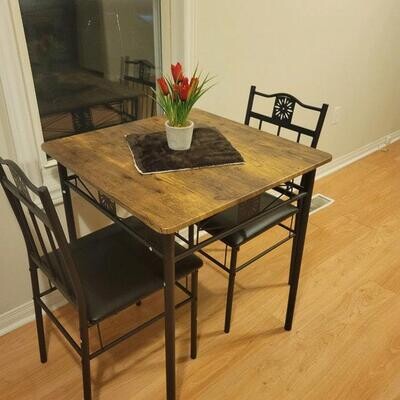 Small Dinning Entry Kitchen 3 - Piece Couple Dining Set