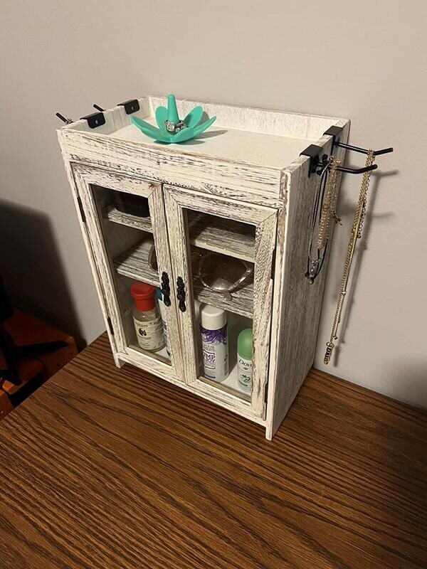Kitchen, Vanity, Bathroom wooden Countertop Storage Cabinet antique white