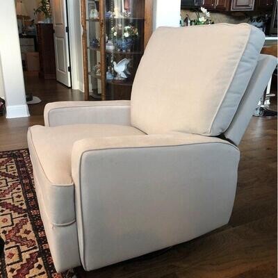 Ultimate Comfort Upholstered Swivel Reclining Glider - Perfect Blend of Style and Relaxation