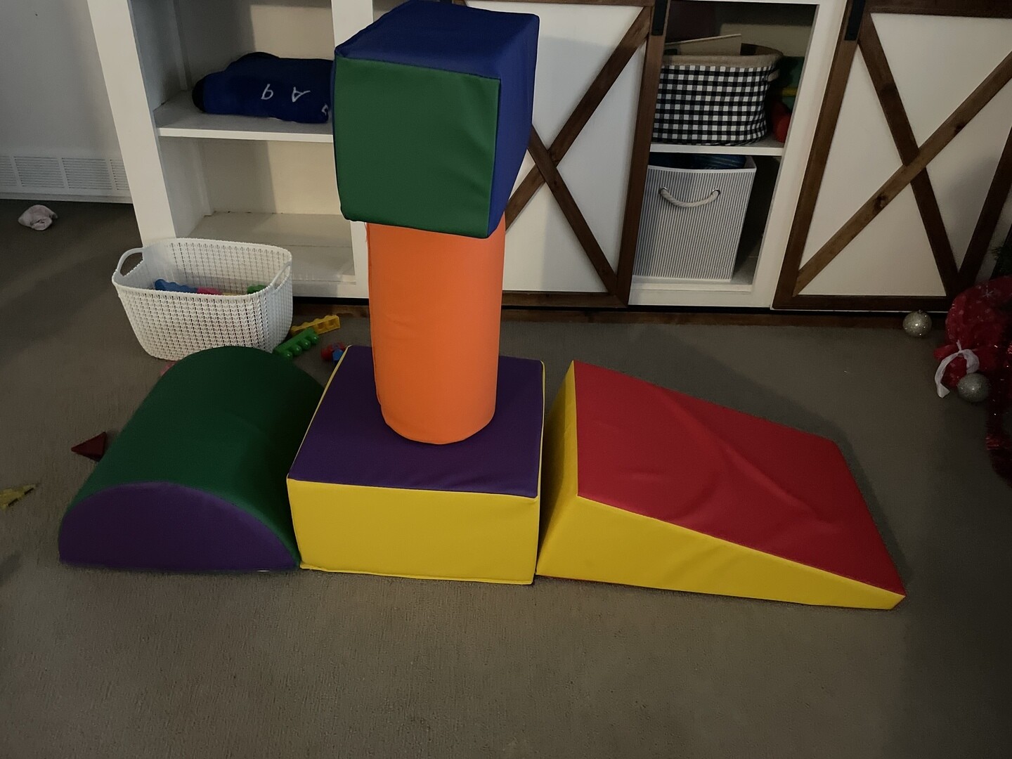 Imaginative Adventure Playset: 5-Piece Kids Climb &amp; Crawl Soft Foam Shapes Active Play Exploration