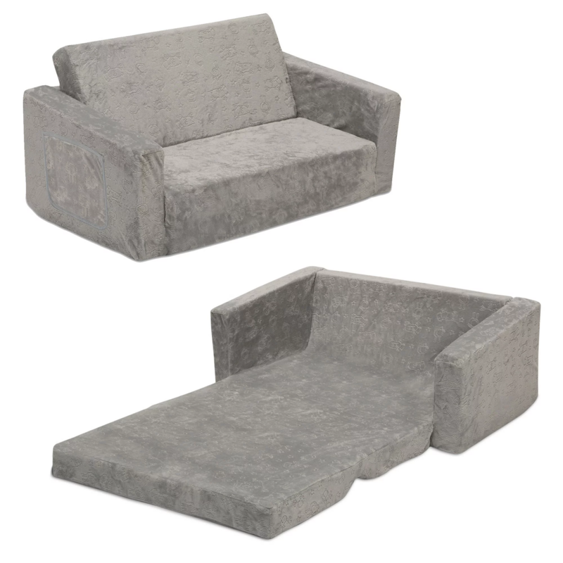 Perfect Sleeper Extra Wide Convertible Sofa to Lounger - Comfy 2-in-1 Flip Open Couch