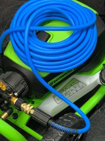 Resistant Pressure Washer Hose 1/4&quot; x 50&#39; 3,100 PSI with (2) 22MM
