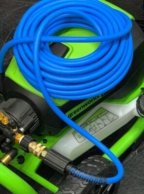 Resistant Pressure Washer Hose 1/4&quot; x 50&#39; 3,100 PSI with (2) 22MM