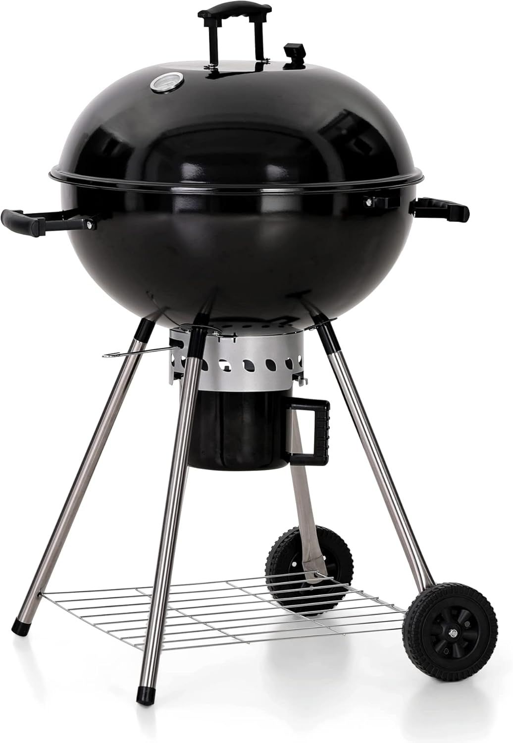 22-inch Kettle Charcoal BBQ Grill Premium Outdoor Patio Backyard Camping Black
