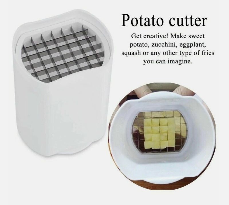 New Kitchen Fries One Step French Fry Cutter Potato Vegetable Fruit Slicer Tools